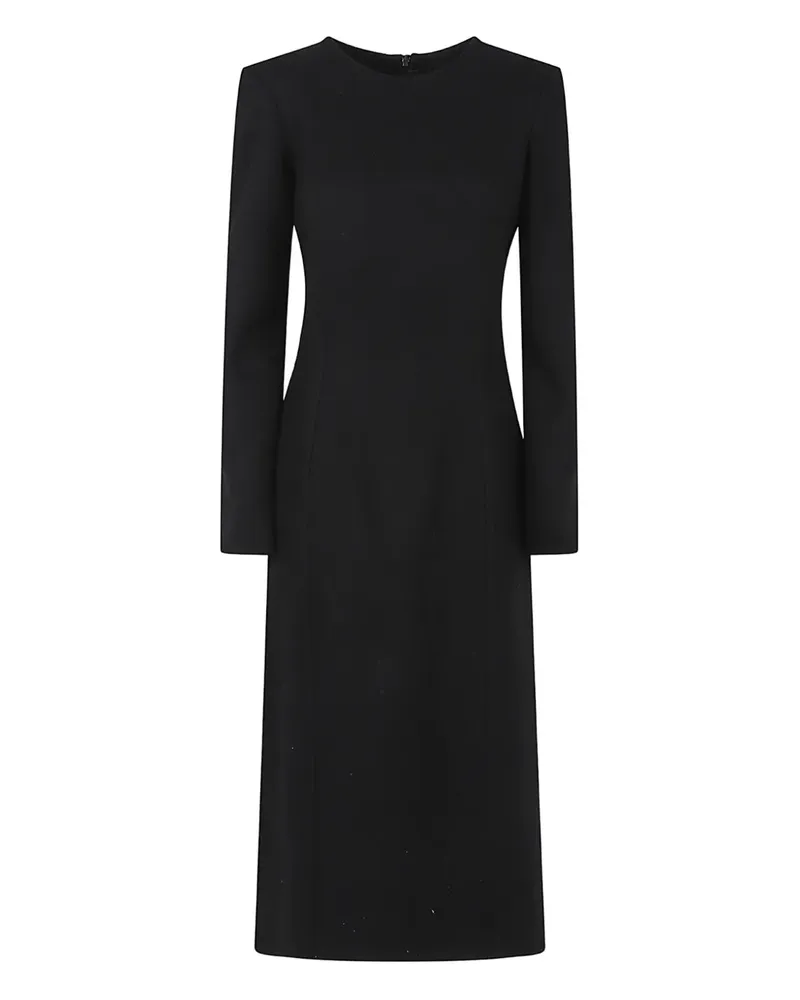 Ermanno Scervino Wollkleid mit Knöpfen - Schwarz Schwarz