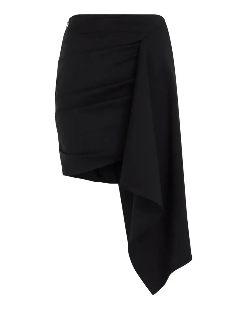 GAUGE81 Drapierter Minirock - Schwarz Schwarz