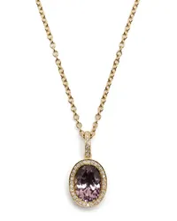 Octavia Elizabeth 18kt Gelbgoldhalskette mit Turmalin Gold