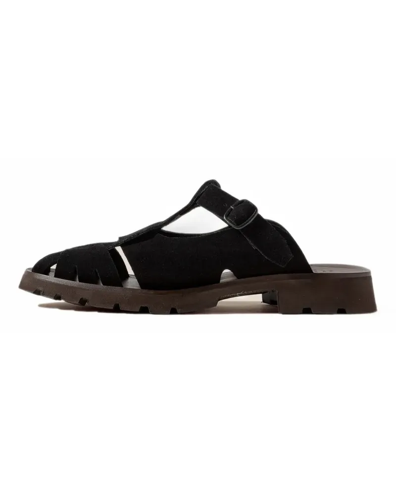 HEREU Canya Sport fisherman mules - Schwarz Schwarz