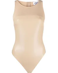 Wolford Body aus Faux-Leder Nude