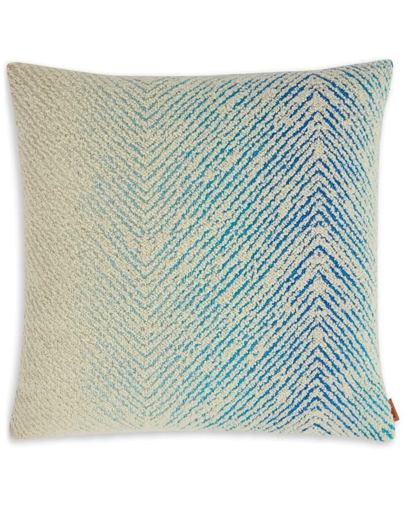Missoni Home Brouges Kissen mit Zickzackmuster - Blau Blau