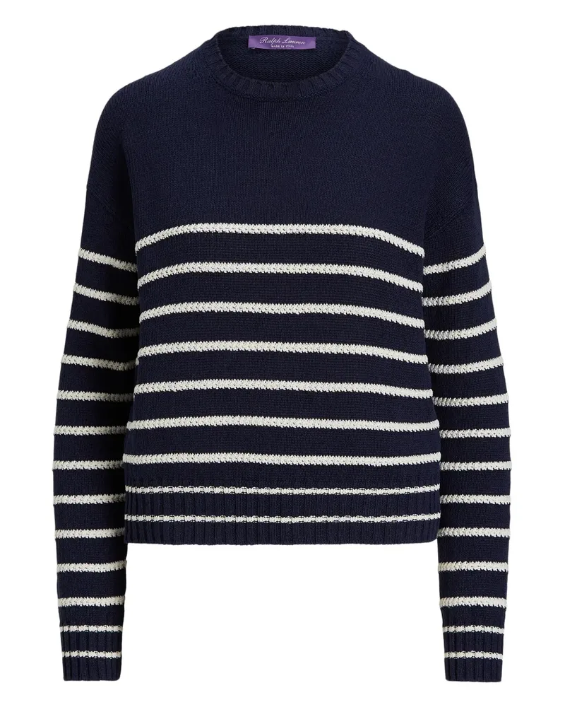 Ralph Lauren Gestreifter Pullover - Blau Blau