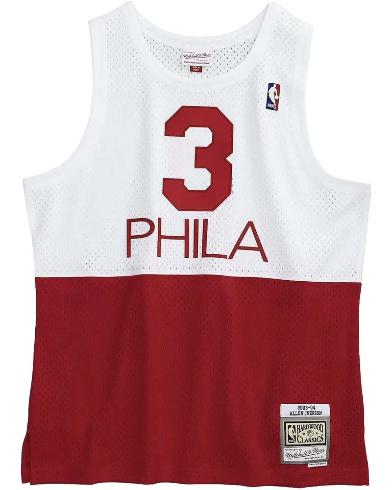 Mitchell & Ness NBA Swingman "76ers 2003 Allen Iverson" Trikot - Rot Rot