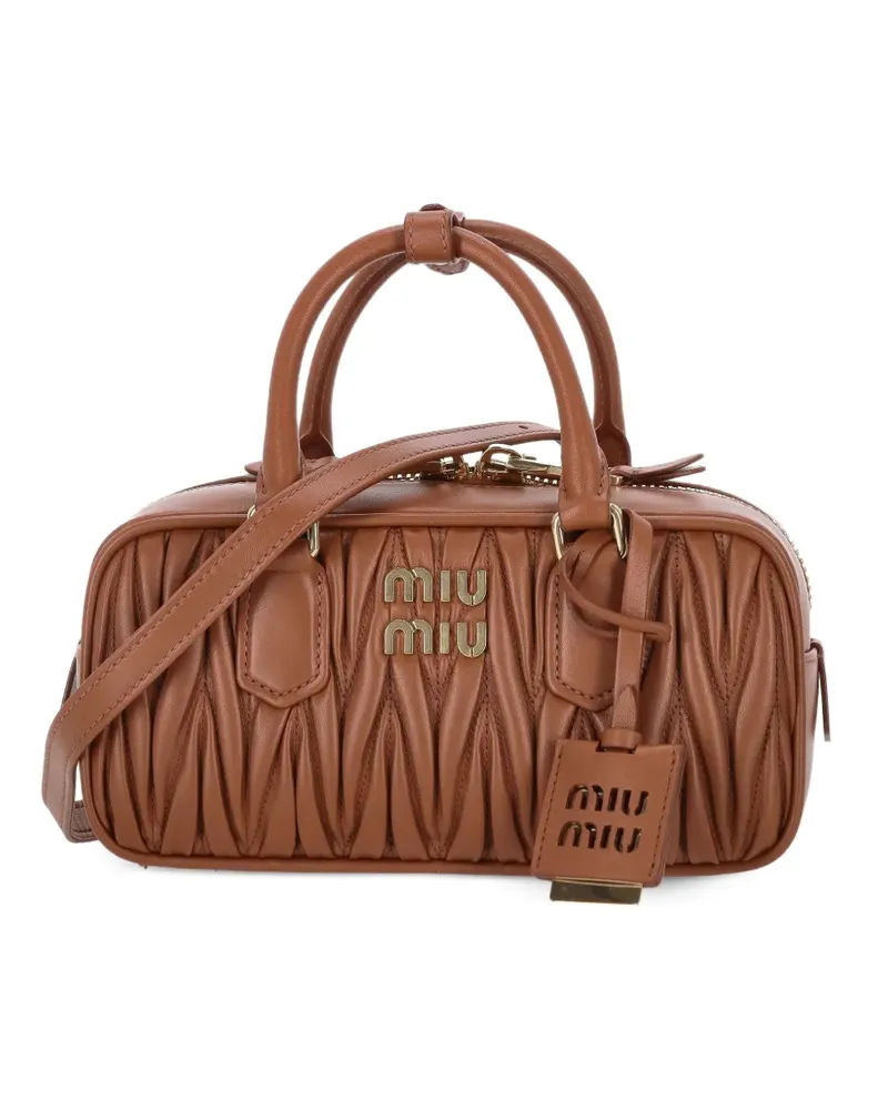 Miu Miu Gesteppte Handtasche - Braun Braun