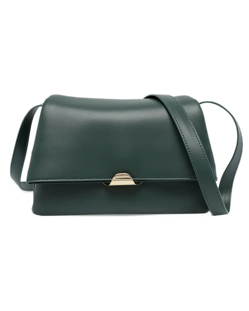 THEMOIRÈ small Chio foldover-top cross body bag - Grün Grün