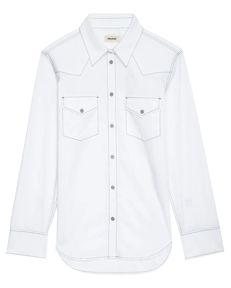 Zadig & Voltaire Thelma Hemd - Weiß Weiß