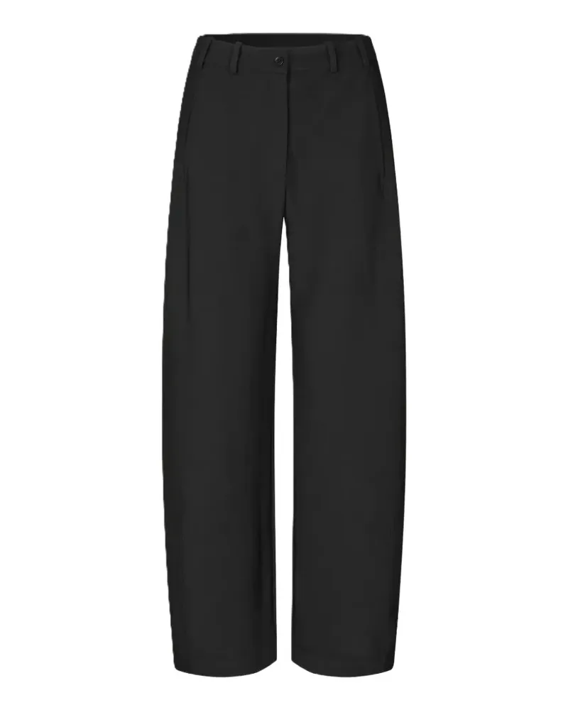 Stine Goya pleated wide-leg trousers - Schwarz Schwarz