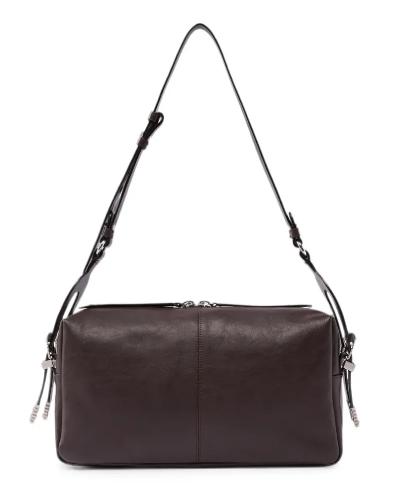 Pinko Schultertasche mit Schnalle - Braun Braun