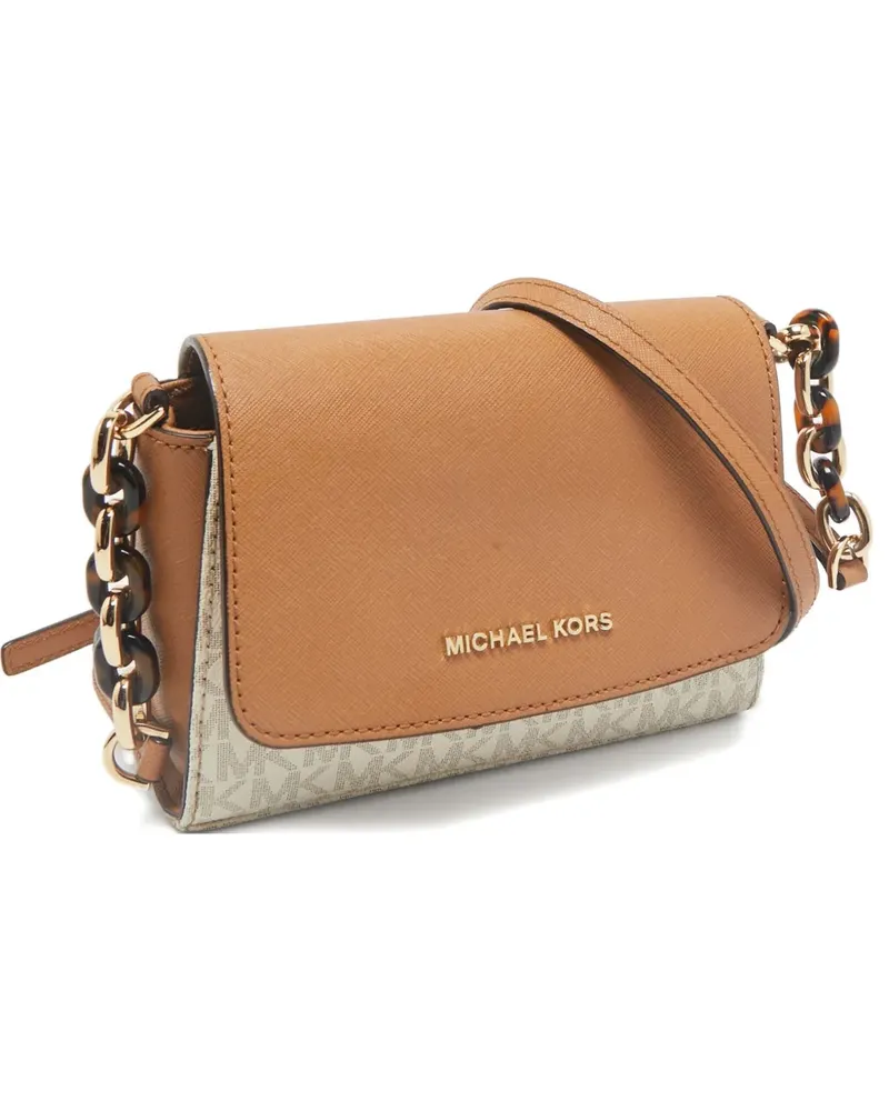 Michael Kors Umhängetasche mit Monogramm - Braun Braun