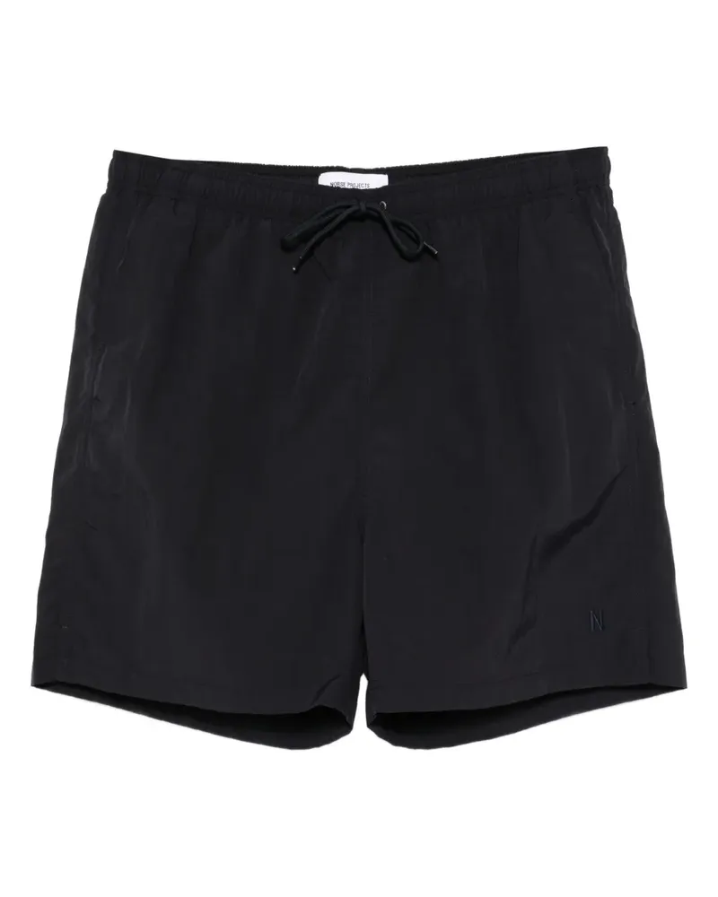 Norse Projects Hauge Badeshorts - Schwarz Schwarz