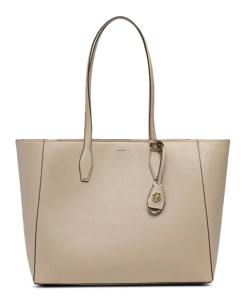HUGO BOSS Numah Schultertasche mit Logo-Schild - Nude Nude
