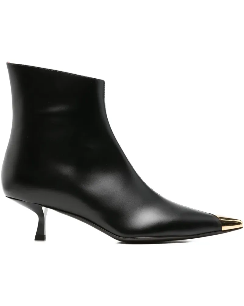 Giuseppe Zanotti Stiefeletten mit spitzer Kappe 50mm - Schwarz Schwarz