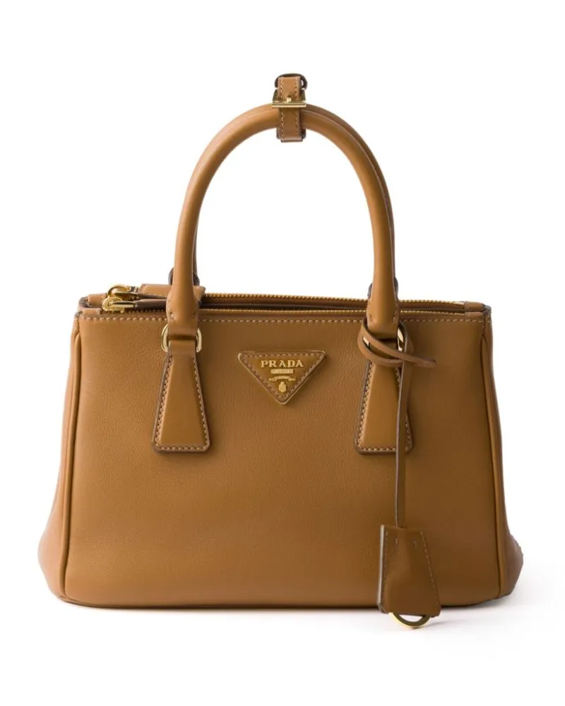 Prada Kleine Galleria Handtasche - Nude Nude