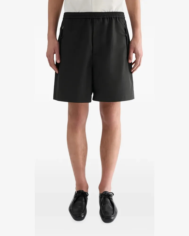 Jil Sander Wasserabweisende Baggy-Shorts - Schwarz Schwarz
