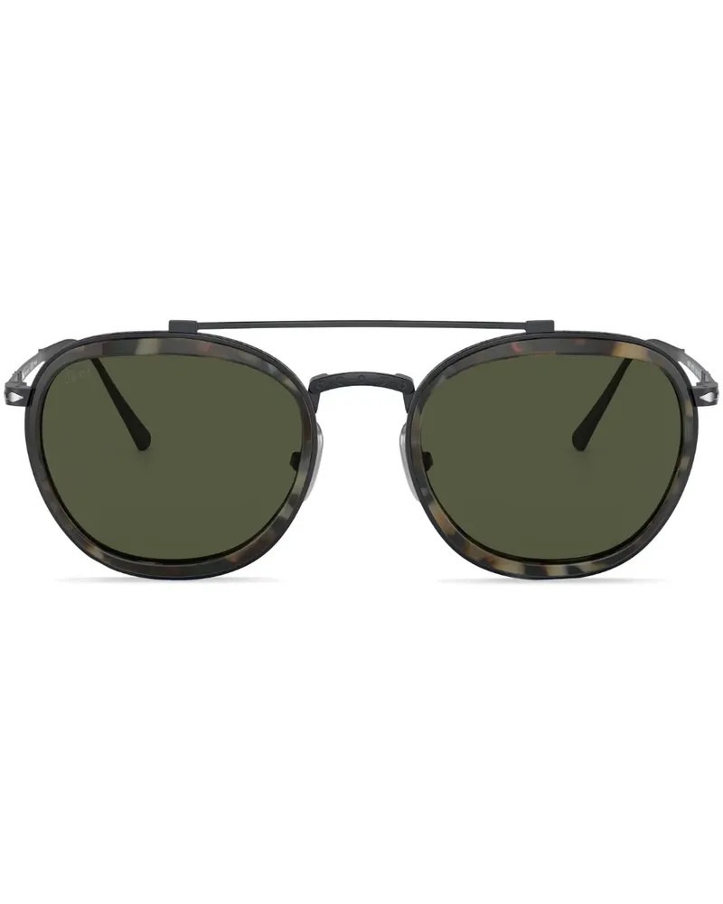 Persol Getönte Pilotenbrille - Schwarz Schwarz