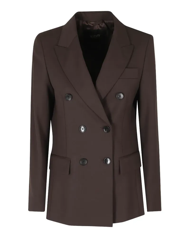 Seventy double-breasted peaked-lapels blazer - Braun Braun