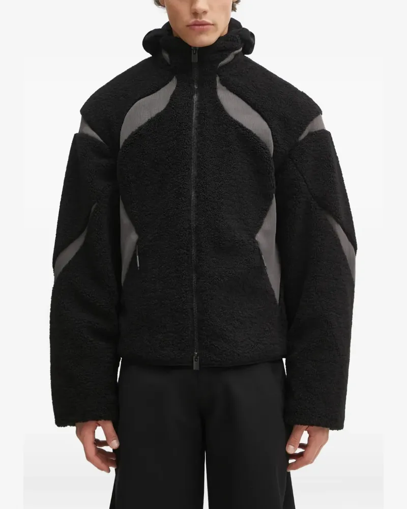 Heliot Emil Kapuzenjacke mit Einsätzen - Schwarz Schwarz