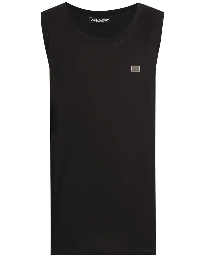 Dolce & Gabbana Besticktes Top - Schwarz Schwarz