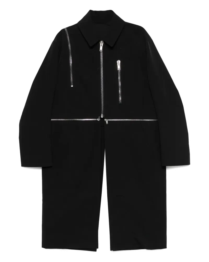 Rick Owens Headon Jumbo Mantel - Schwarz Schwarz