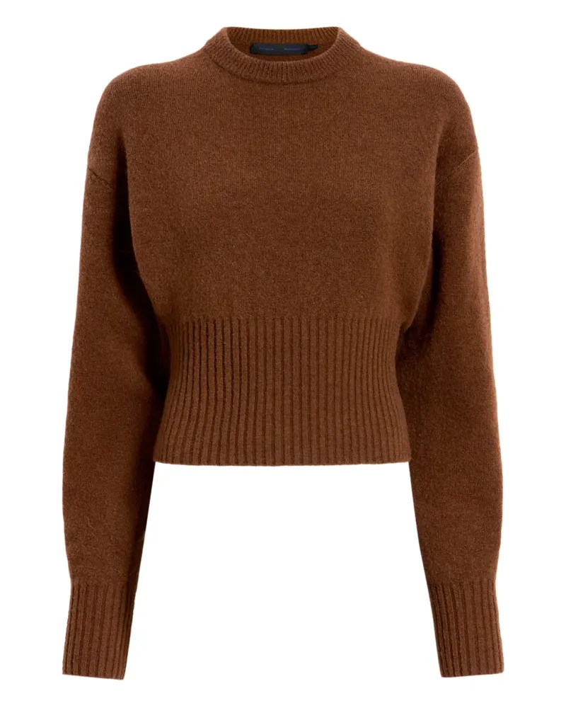 Proenza Schouler Gerippter Randi Strickpullover - Braun Braun