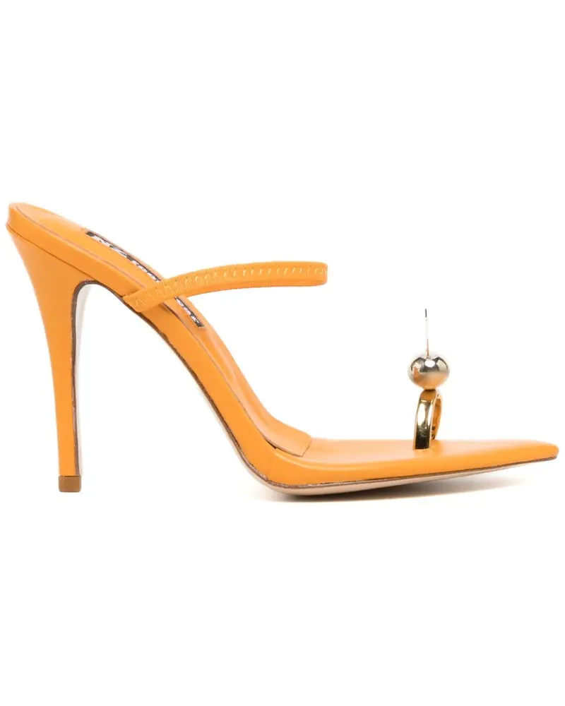 Natasha Zinko Bunny Sandalen 110mm - Orange Orange