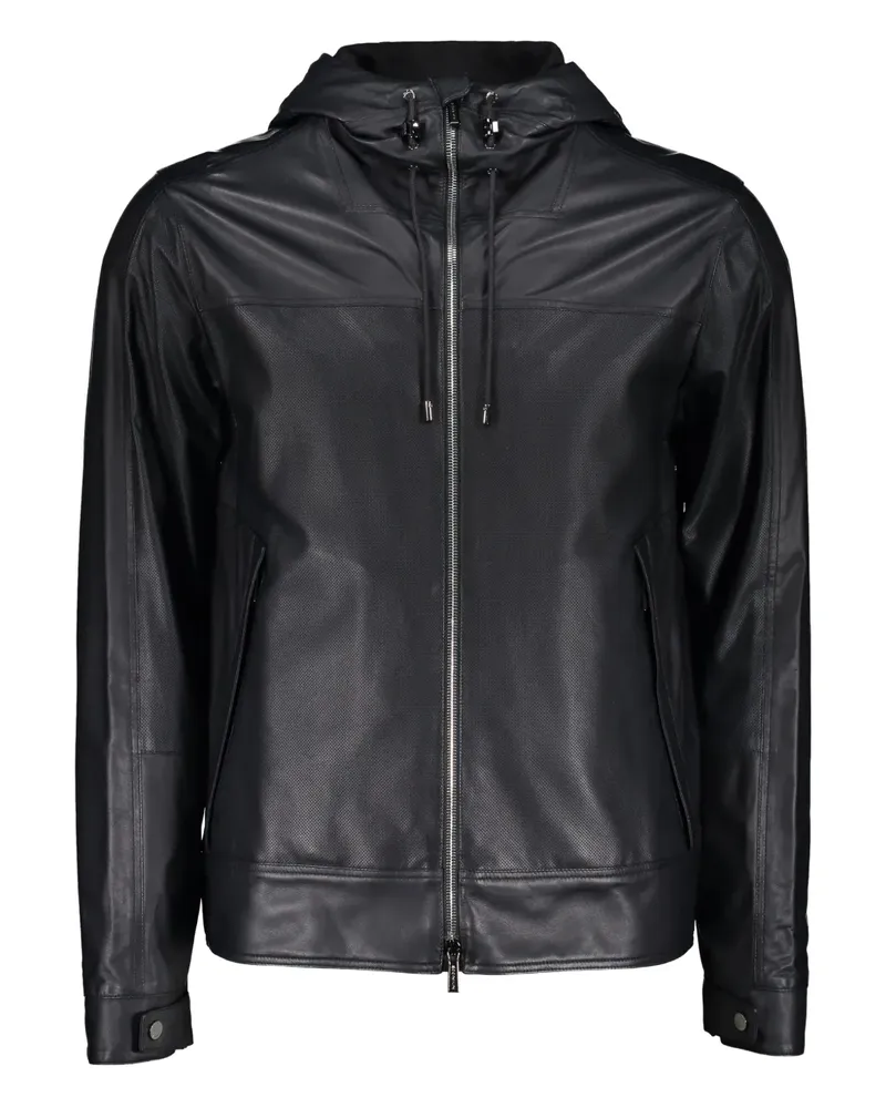 MOORER Isozaki Jacke - Schwarz Schwarz