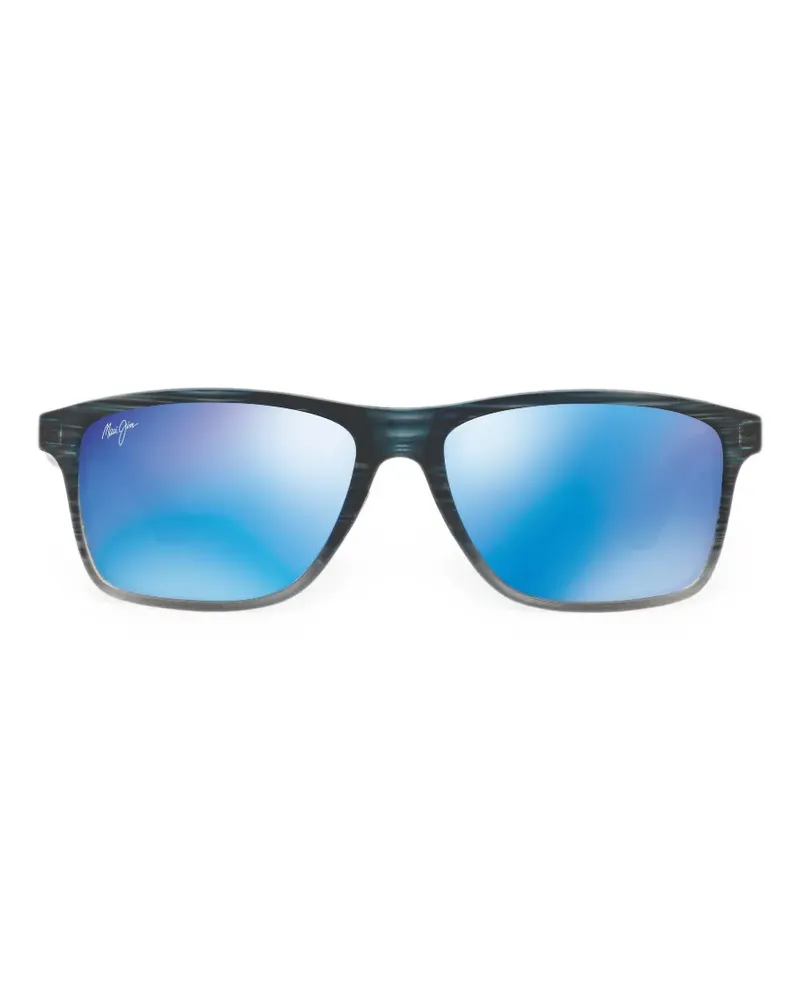 Maui Jim Onshore Sonnenbrille mit eckigem Gestell - Blau Blau