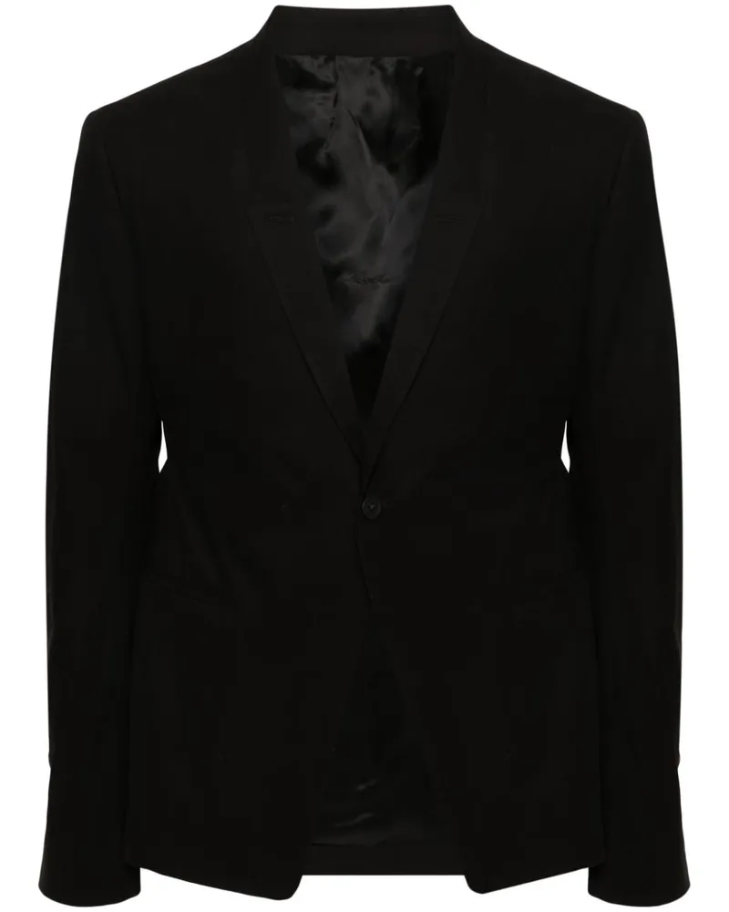 Rick Owens Lido Popeline-Blazer - Schwarz Schwarz
