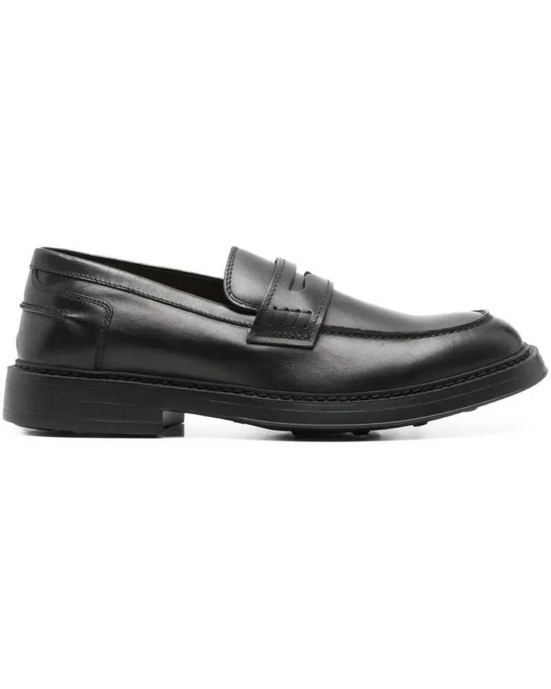 Doucal´s Penny-Loafer aus Leder - Schwarz Schwarz