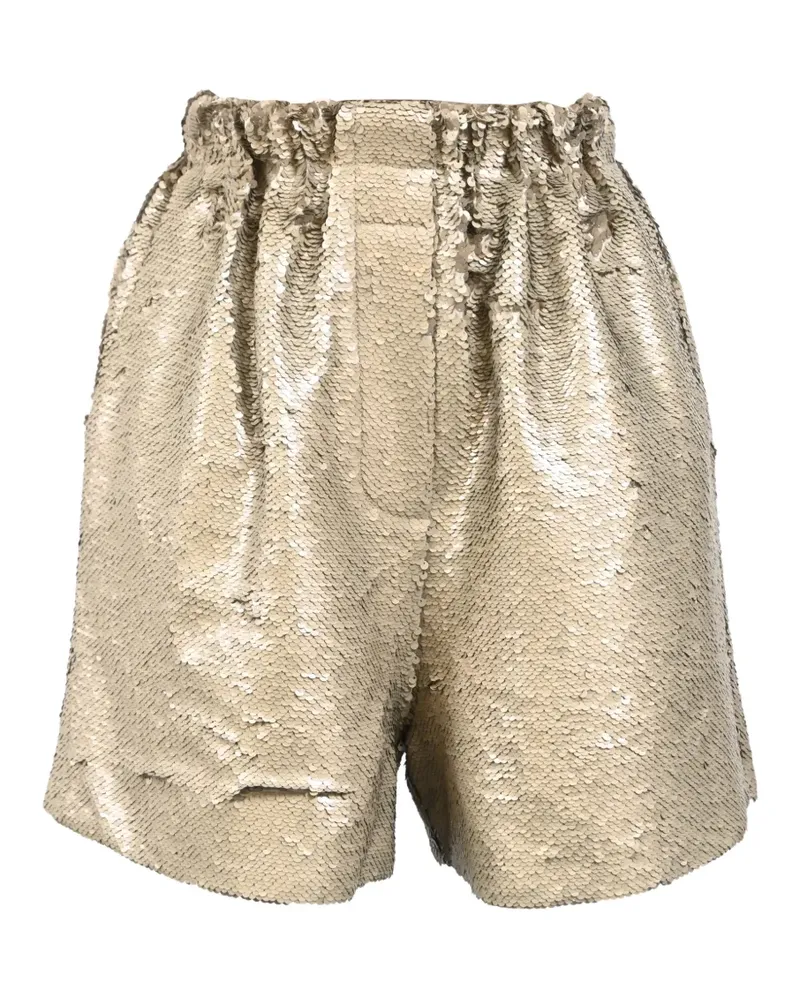 FRANKIE Shop Jazz sequined shorts - Gold Gold