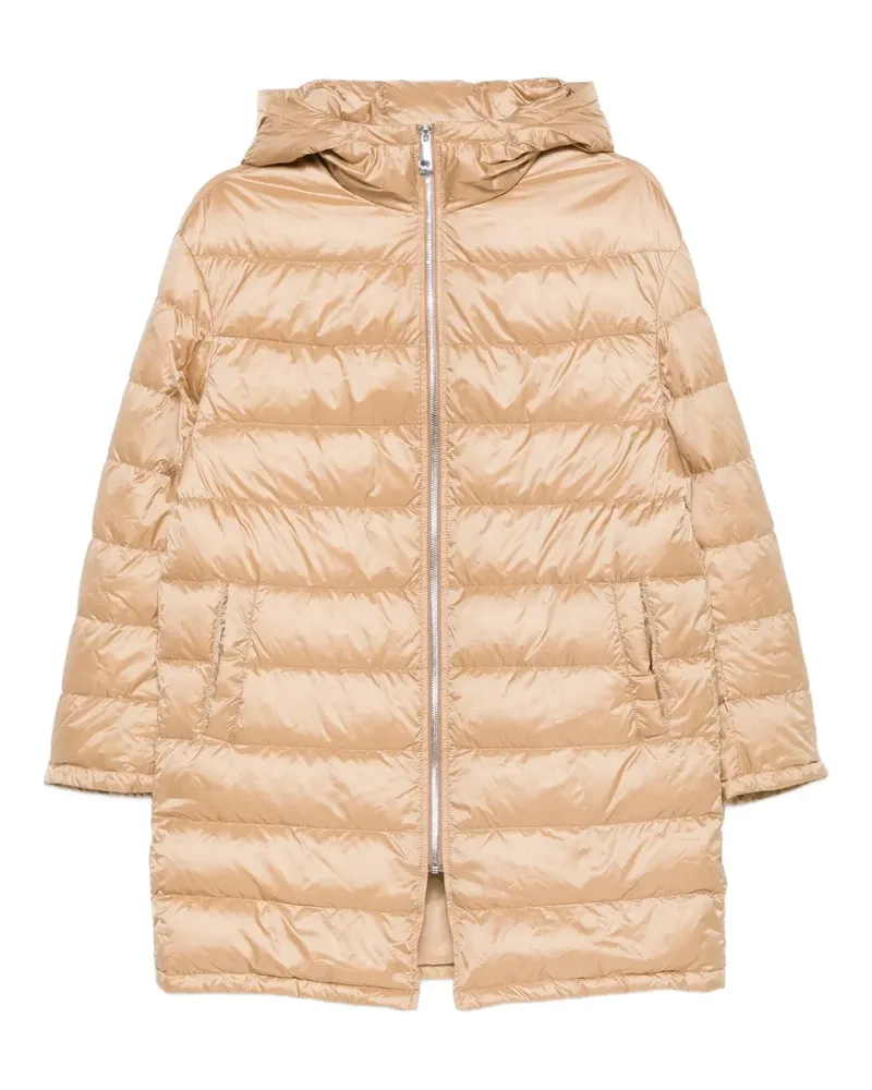 Liska Gesteppte Kapuzenjacke - Nude Nude