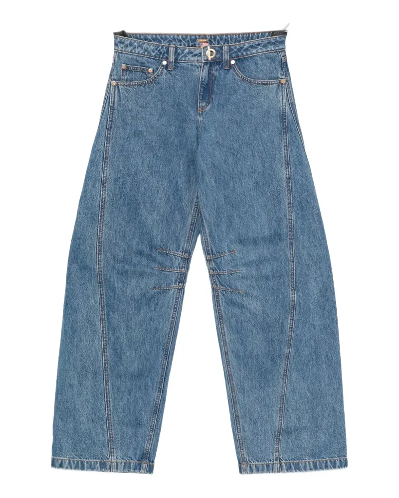 Cult Gaia Anber embroidered-pocket jeans - Blau Blau