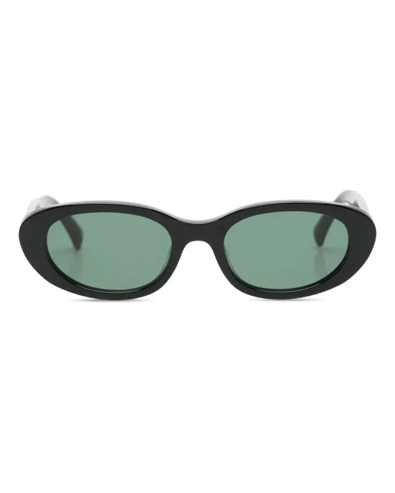 Patrizia Pepe oval-frame sunglasses - Schwarz Schwarz