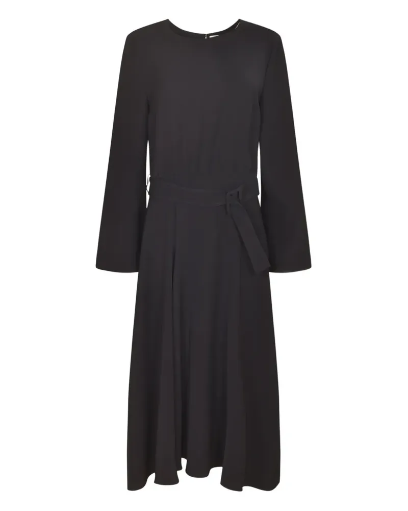 P.A.R.O.S.H. Ausgestelltes Kleid mit Gürtel - Schwarz Schwarz