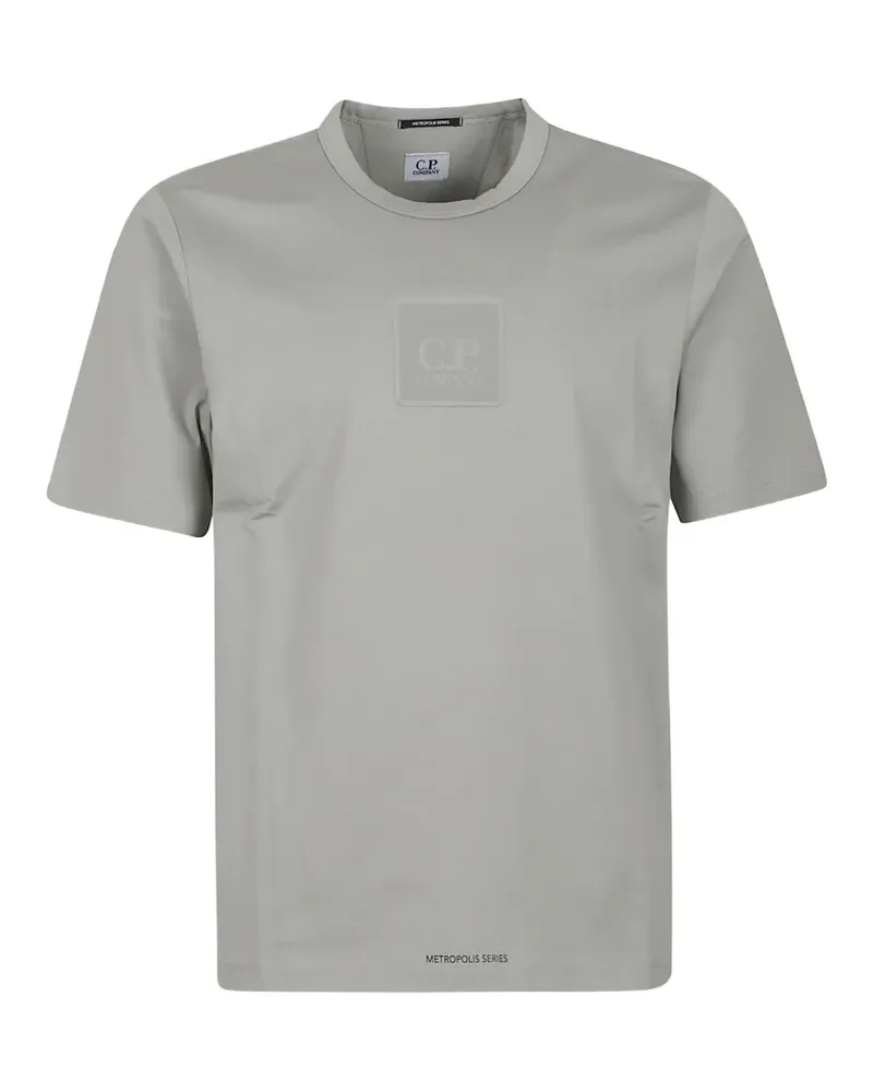 C.P. Company Metropolis logo-patch T-shirt - Grau Grau