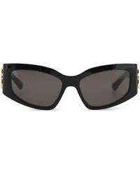 Balenciaga Sonnenbrille mit eckigem Gestell Schwarz