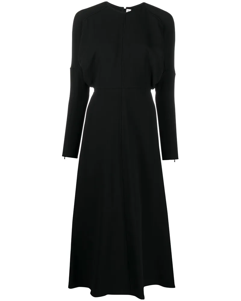 Victoria Beckham Klassisches Midikleid - Schwarz Schwarz