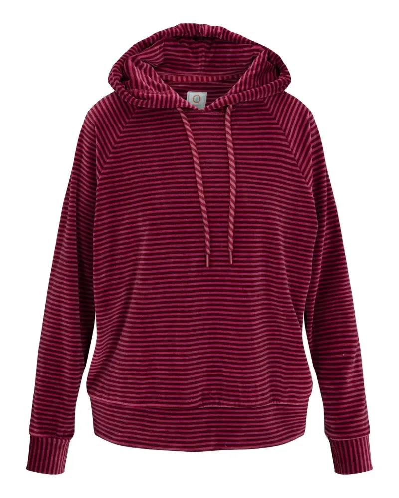 PiP Studio Tamari Hoodie aus Samt - Rot Rot