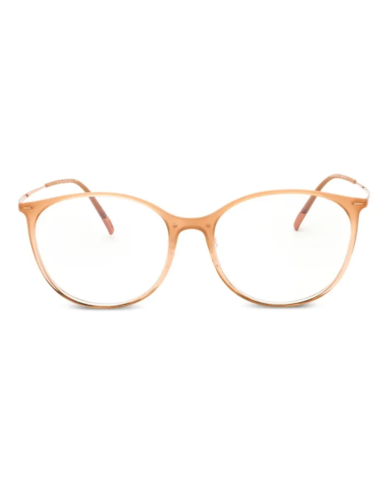 Silhouette Illusion Lite Brille mit rundem Gestell - Rosa Rosa