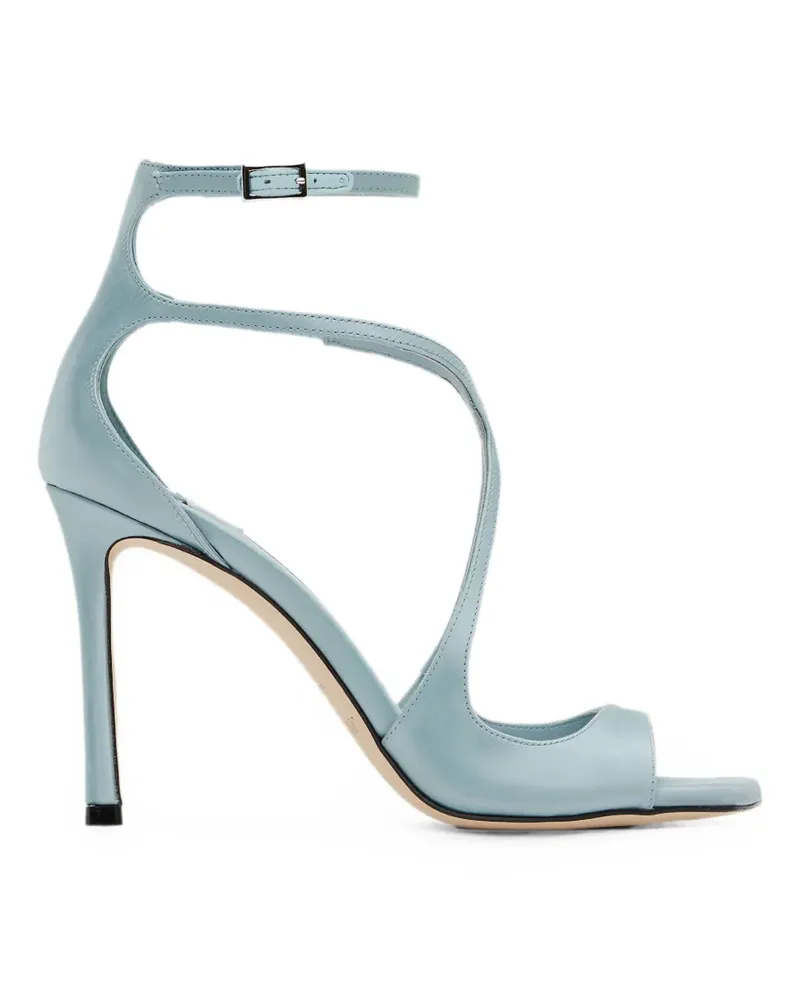 Jimmy Choo Azia Sandalen mit überkreuzten Riemen - Blau Blau