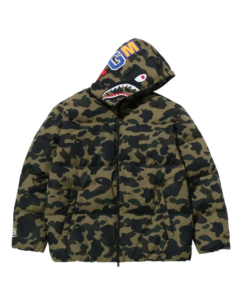 BAPE 1st Camo Shark camouflage-print jacket - Grün Grün