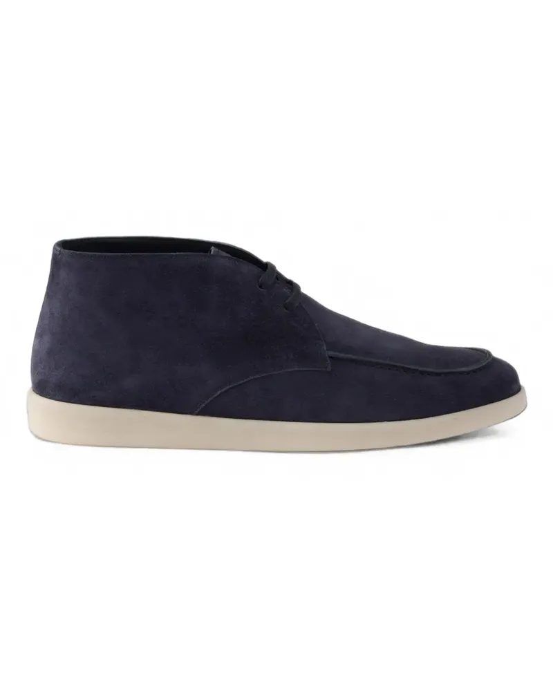 Prada Desert-Boots aus Wildleder - Blau Blau