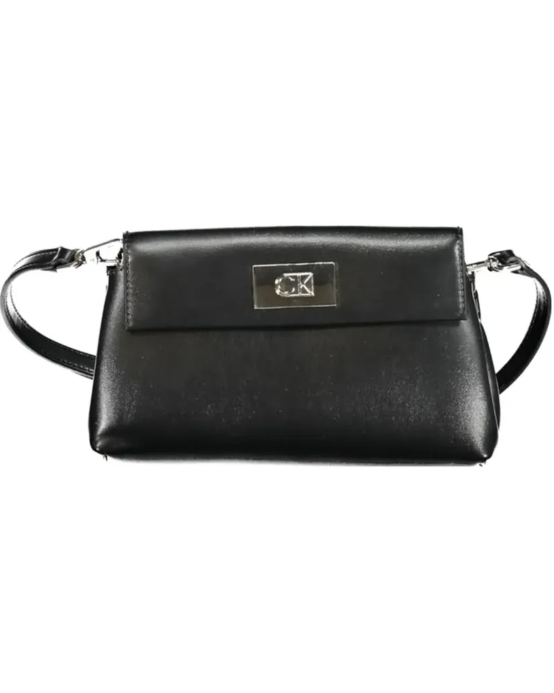 Calvin Klein logo-plaque shoulder-bag - Schwarz Schwarz
