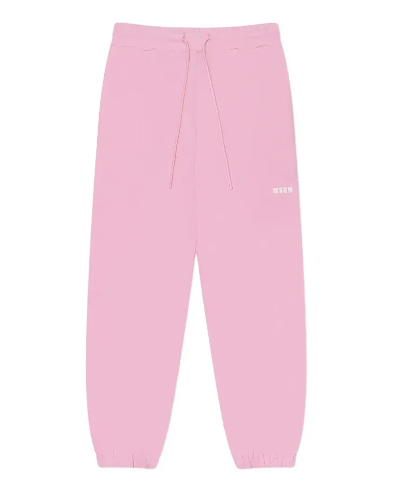 MSGM Jogginghose mit Kordelzug - Rosa Rosa