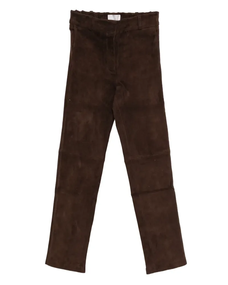 hemisphere Hose aus Wildleder - Braun Braun