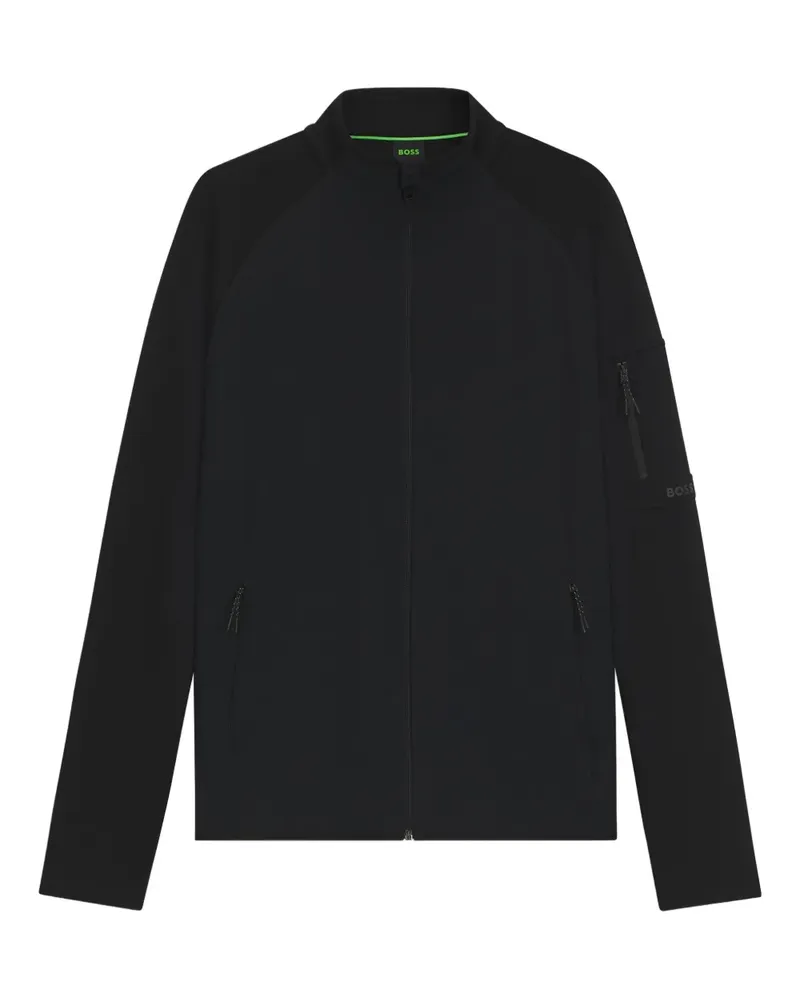 HUGO BOSS Jacke mit Reißverschluss - Schwarz Schwarz