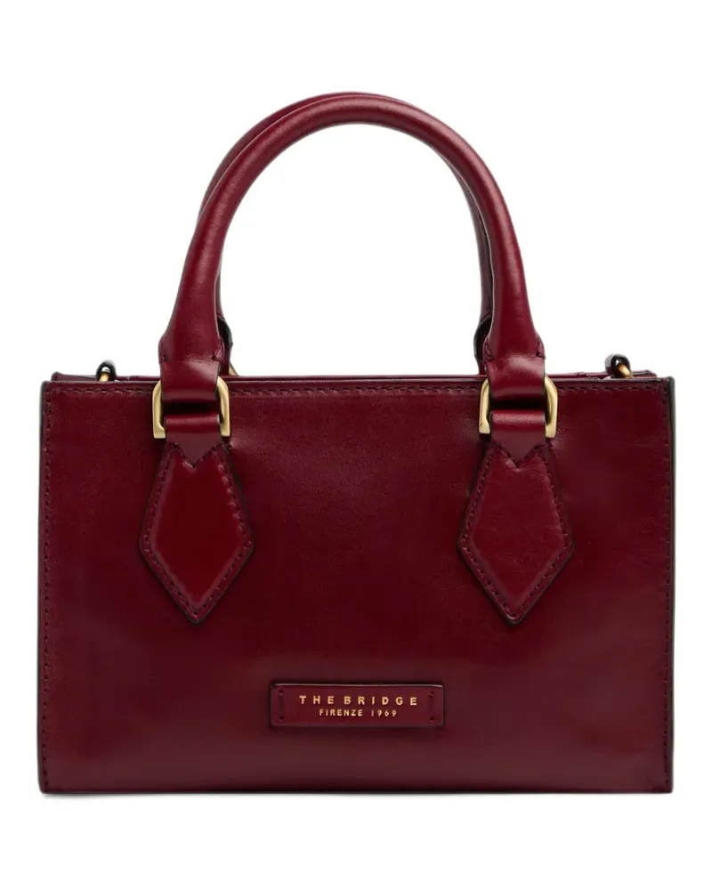 The Bridge Handtasche aus Leder - Rot Rot