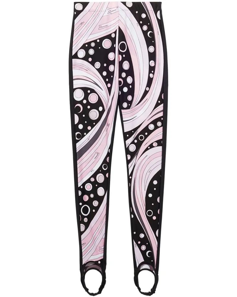 Emilio Pucci Sport-Leggings mit Fontane-Print - Rosa Rosa