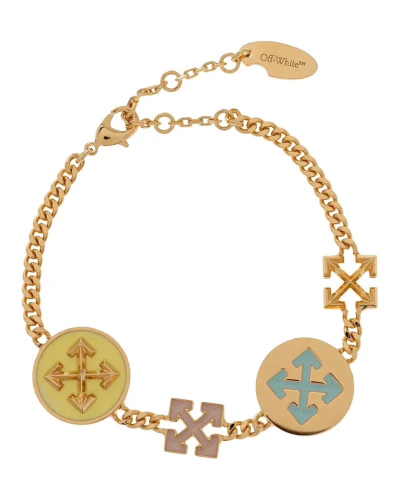 OFF-WHITE Arrows Armband mit Anhänger - Gold Gold